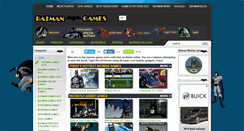 Desktop Screenshot of batmangamesonly.com